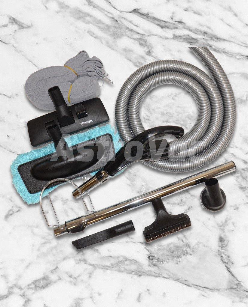 Switch Hose Kit with Mop Tool and Hose Cover - 9M - AstroVac Ducted Vacuum Warehouse